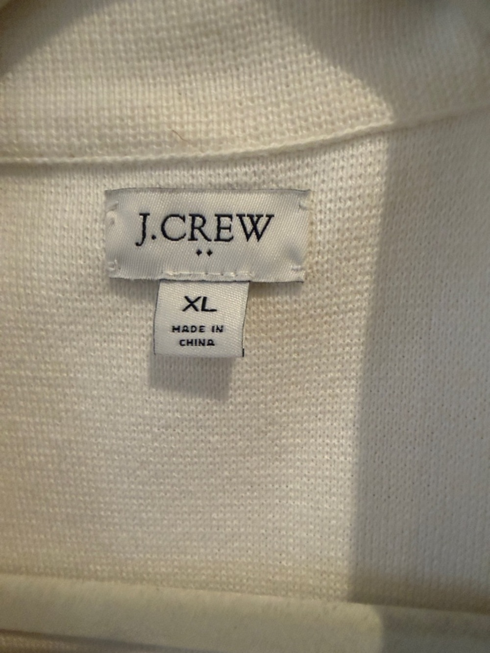 J. Crew Factory Women's Off-White Knit Blazer - XL - Picture 4 of 4